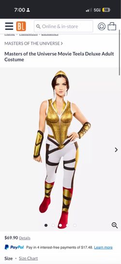 Masters of the Universe Teela Deluxe Adult Costume