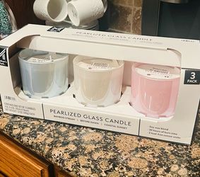 New Spring Candles Trio