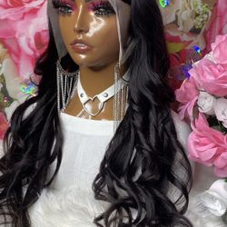 28” 100% Human Hair Wig 🖤