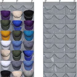NEW! Hat rack organizer - Baseball cap storage - 24 pockets