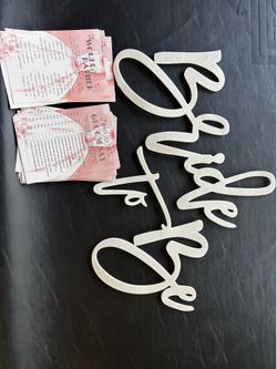 Bridal shower games and sign FREE