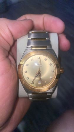 Omega Constellation Yellow gold on stainless steel