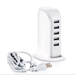 5-Port USB Desktop Charger Charging Dock Station