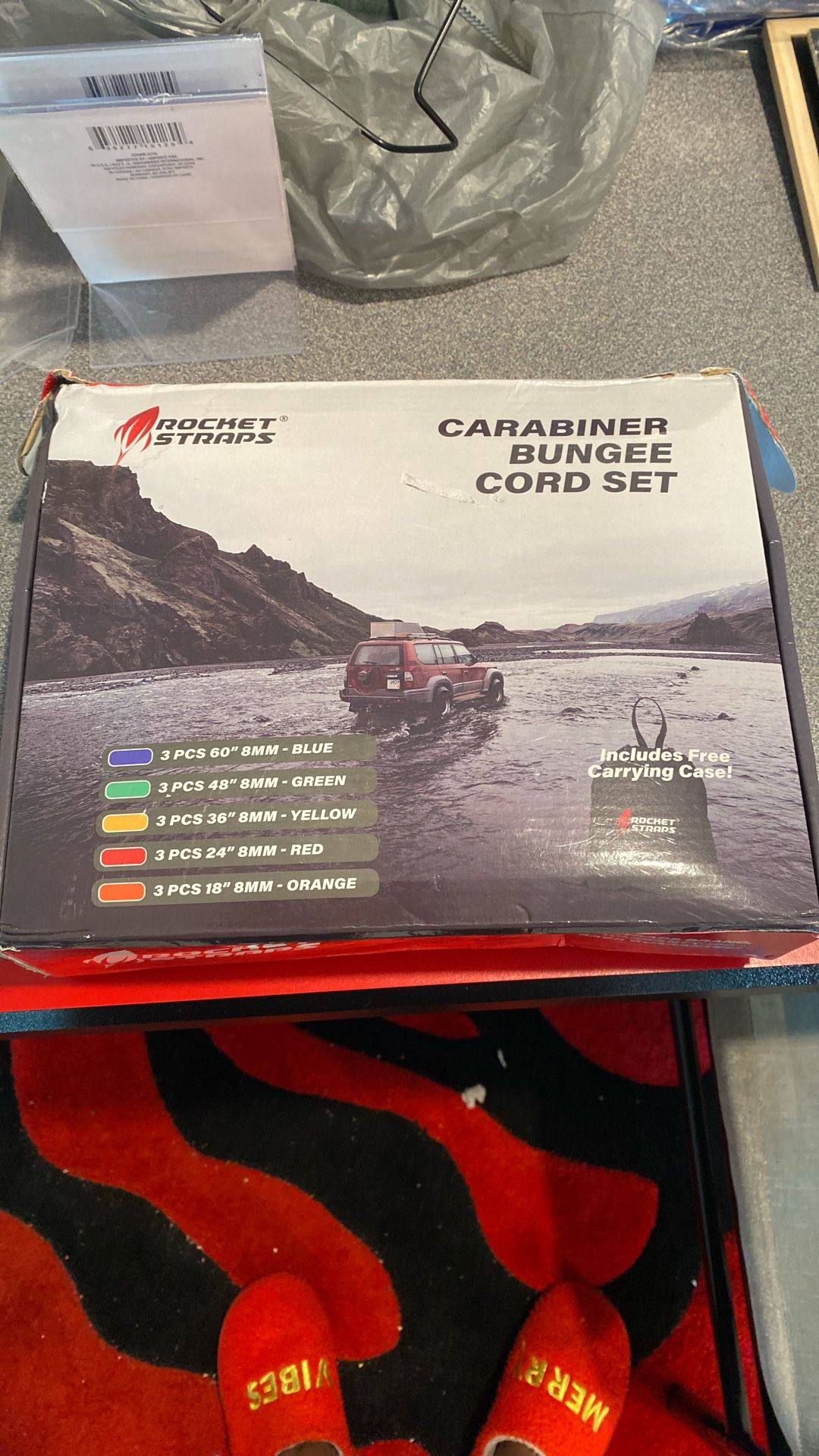 π§° Heavy-Duty Bungee Cord Set w/ Case β 15 Pieces β $25β Meet-up Only