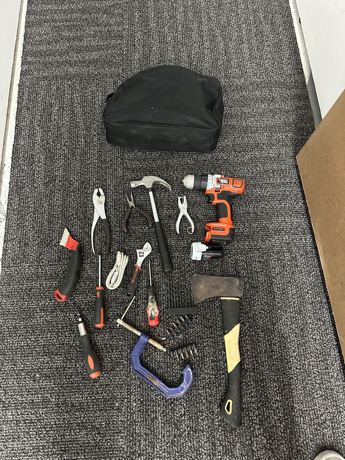 Set Of Tools And Drill