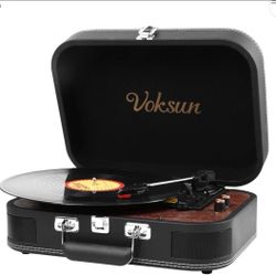 Portable Record Player Built In Speakers