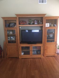 Oak Entertainment Center
