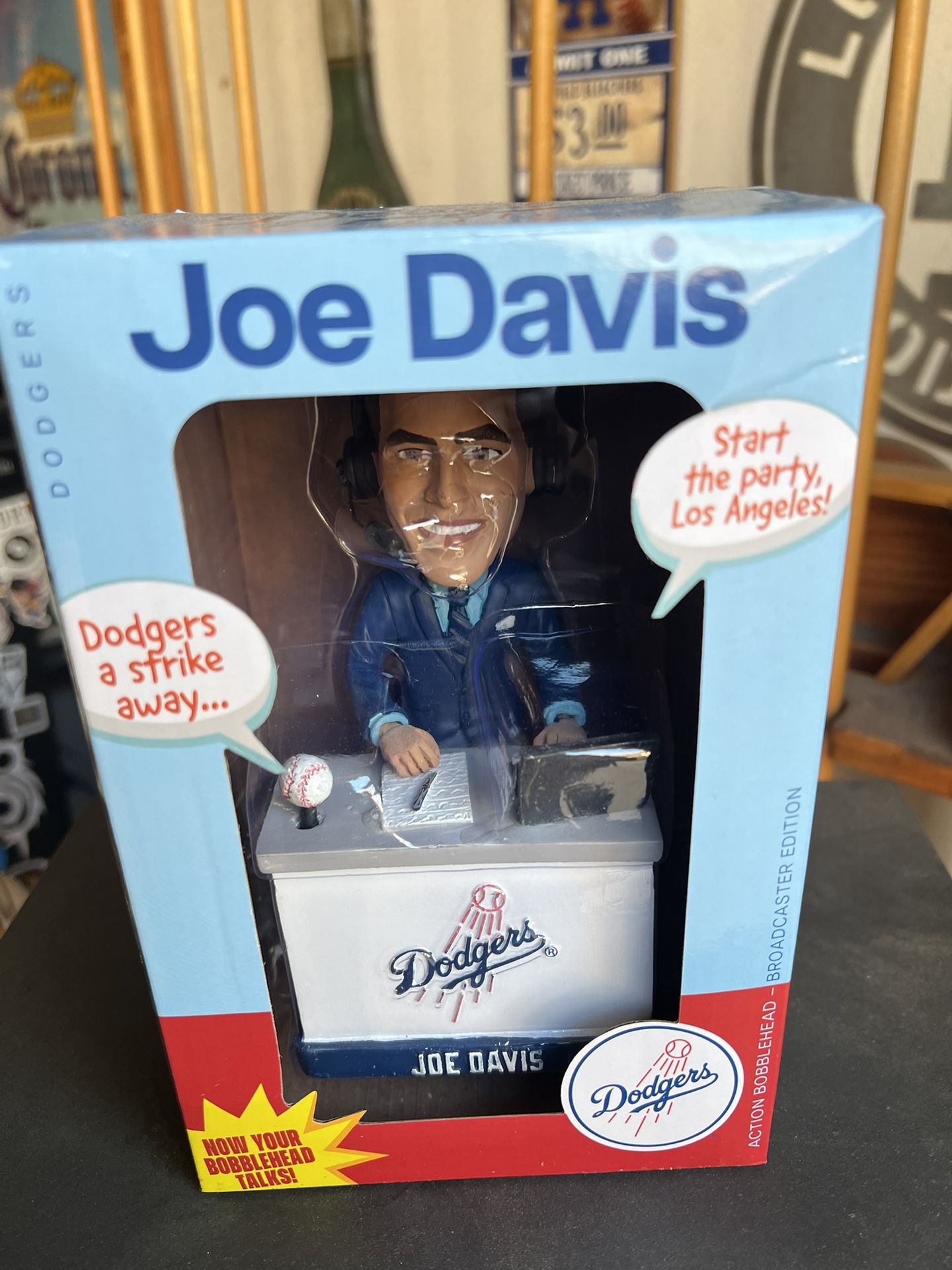 Joe Davis SGA Talking bobblehead *No trades*