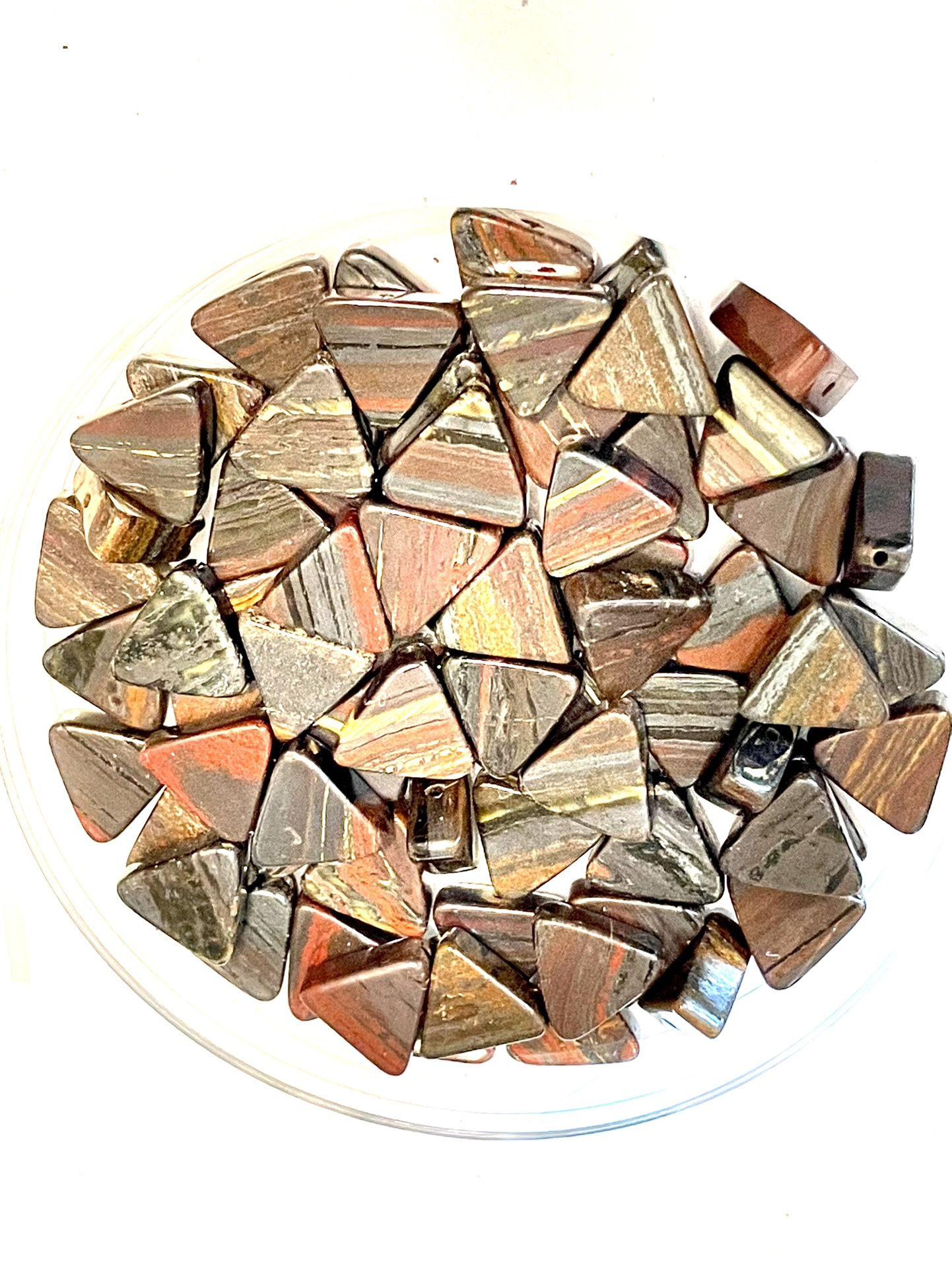 Lot Of 71 12mm Ironstone Beads