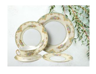 Meito China Set – Lisbon Pattern – Hand Painted – Made in Japan – 87 Pieces – Vintage