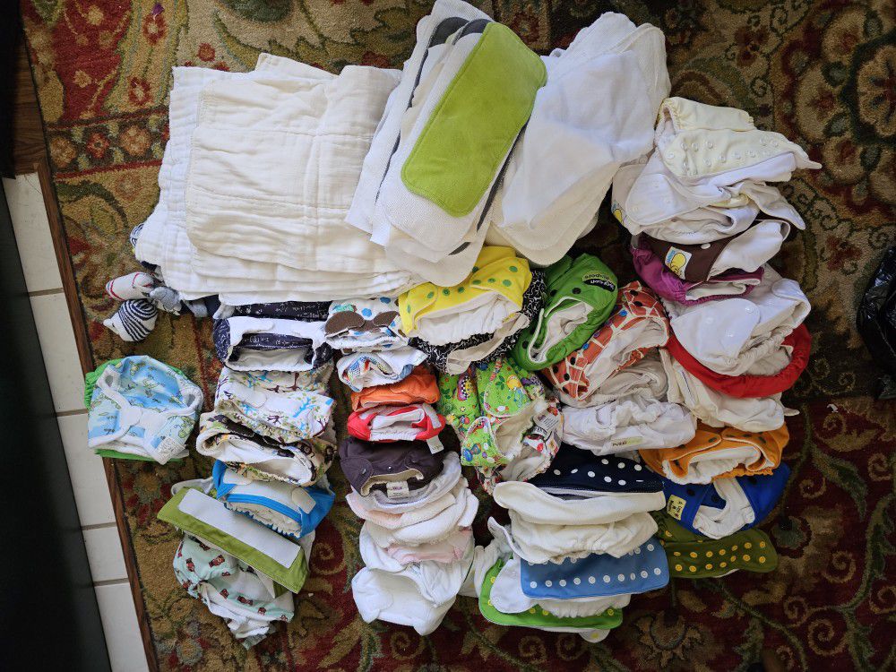 Cloth Diapers, Mixed Lot