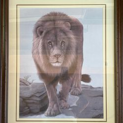 Beautiful Lion Painting