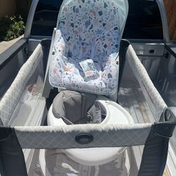 Rocker and playpen