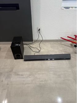 Sony HT-NT5 2.1 Channel Soundbar w/ Wireless Subwoofer Bluetooth HDMI Tested No Remote