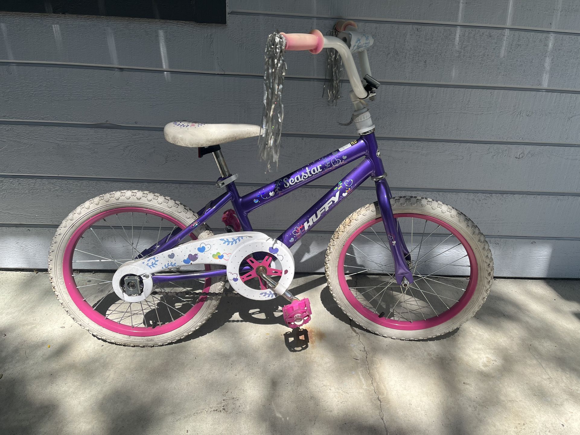 18” Girls huffy Seastar Bike