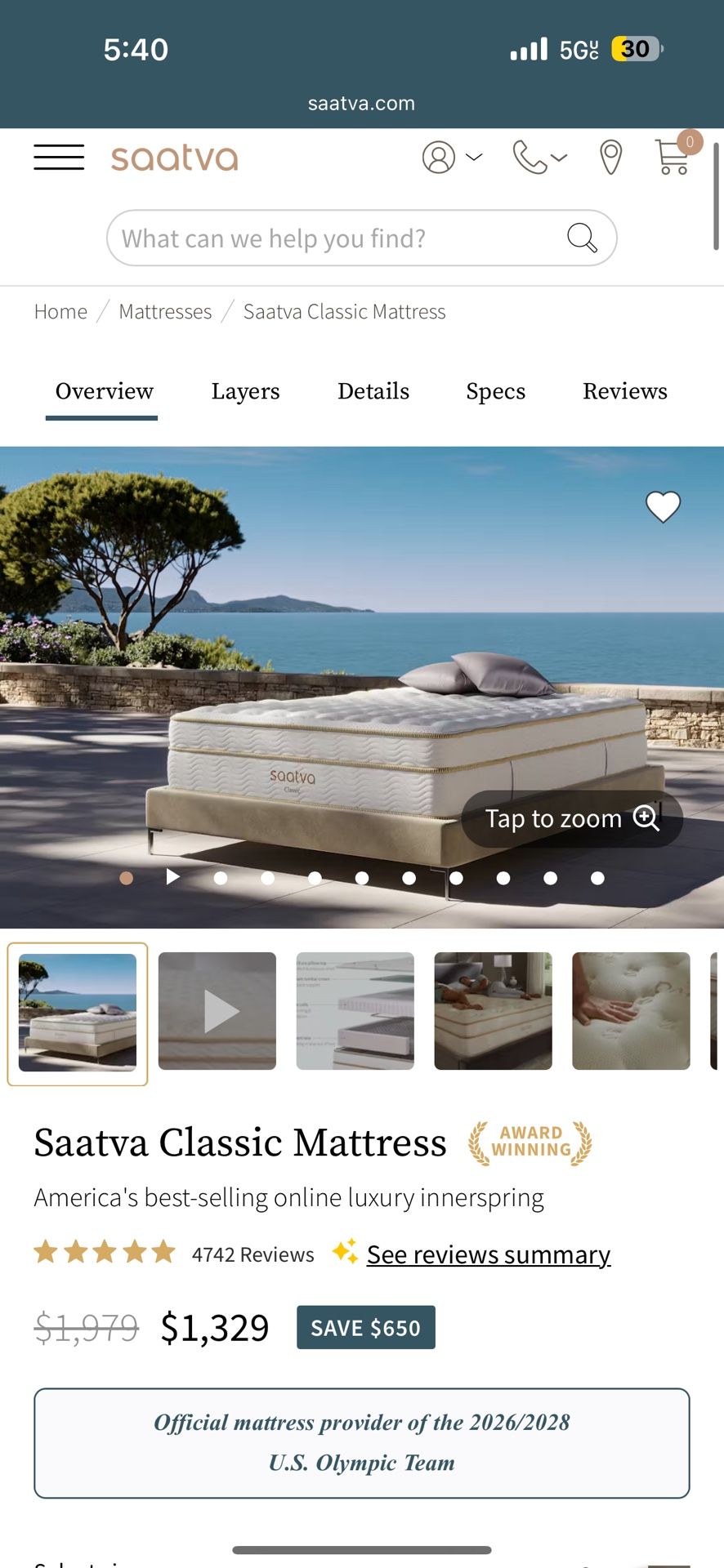 Saatva Classic Mattress