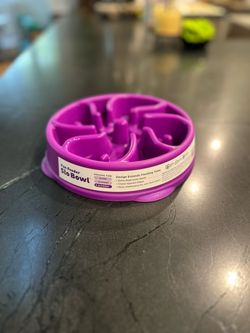 NWT slow feeder bowl 2 cup capacity