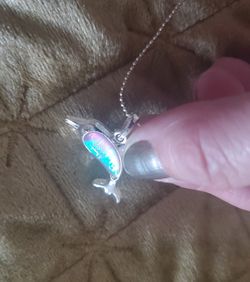 Disney.  Dolphin.  Necklace.  Deltona 