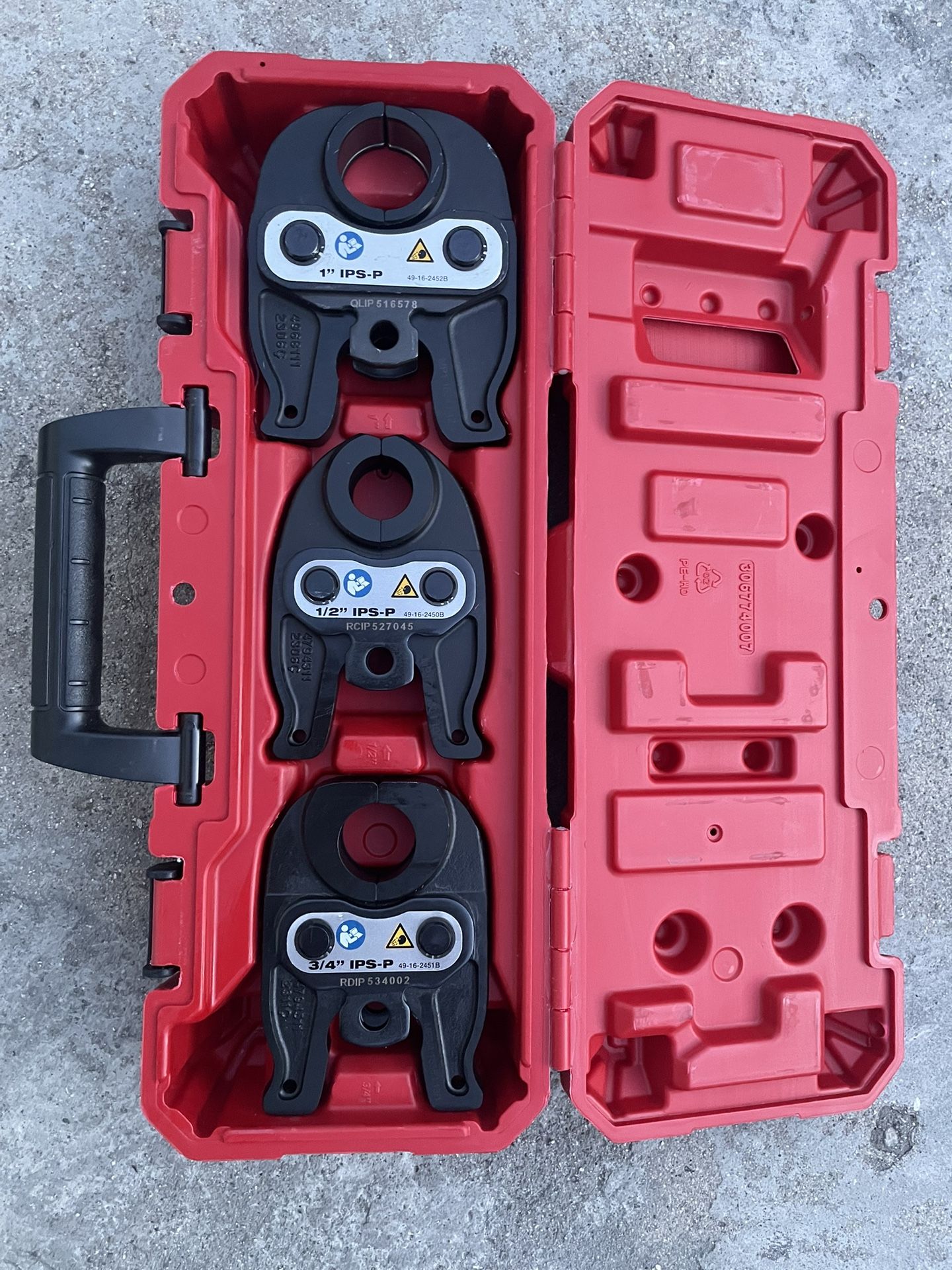 Milwaukee M12 1/2 in. - 1 in. IPS BIP Black Iron Pipe ProPress Tool Jaw Kit for Force Logic Pro Press Tool $649