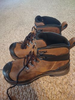Ariat Men's Stump Jumper 6" Waterproof Composite Toe Work Boot, Size 7.5 EE Wide.