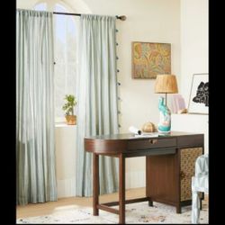 Brand New - Opallhouse & Jungalow - Palermo Desk Cabinet Webbing Brow Metal  Hardware Enclosed Storage 