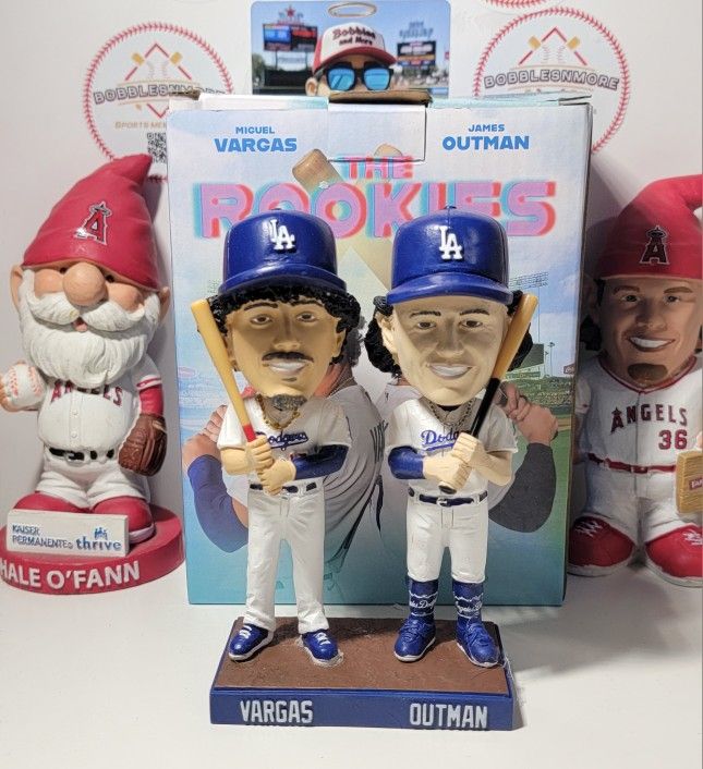 Dodgers Bobbleheads Dual Vargas & Outman 