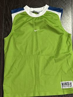 Nike Athletic Tank Top Green Blue Boys size large
