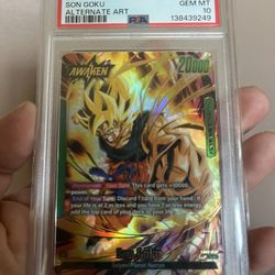 2025 Dragon Ball Super Fusion World Son Goku PSA 10