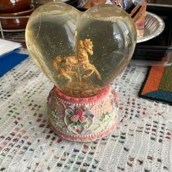 Used Horse In A Carrousel 🎠 Vintage Globe 