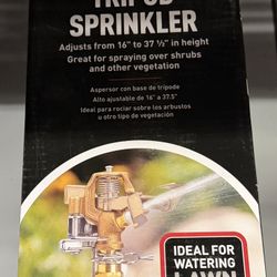 Orbit Zinc Adjustable Impact Tripod Watering Sprinkler