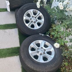 Four 4 Runner tires