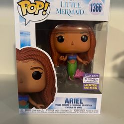 IN HAND SUMMER CONVENTION Funko Pop SDCC ARIEL PURPLE FINS Disney #1366 Mermaid