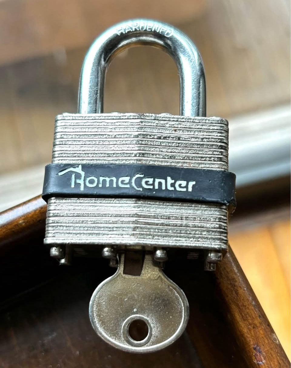 Solid Steel Padlock with Key