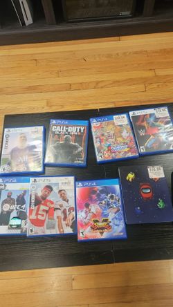 PS4 and PS5 games