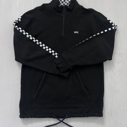 Black and white Vans quarter zip sweater #skatewear #fashionwear