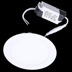 10Pcs 12W LED Recessed Ceiling Panel Light Fixture Panel Down Light Cool White