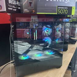 Custom RTX 5070 Gaming PC. Only $50 Down With No Credit Financing!