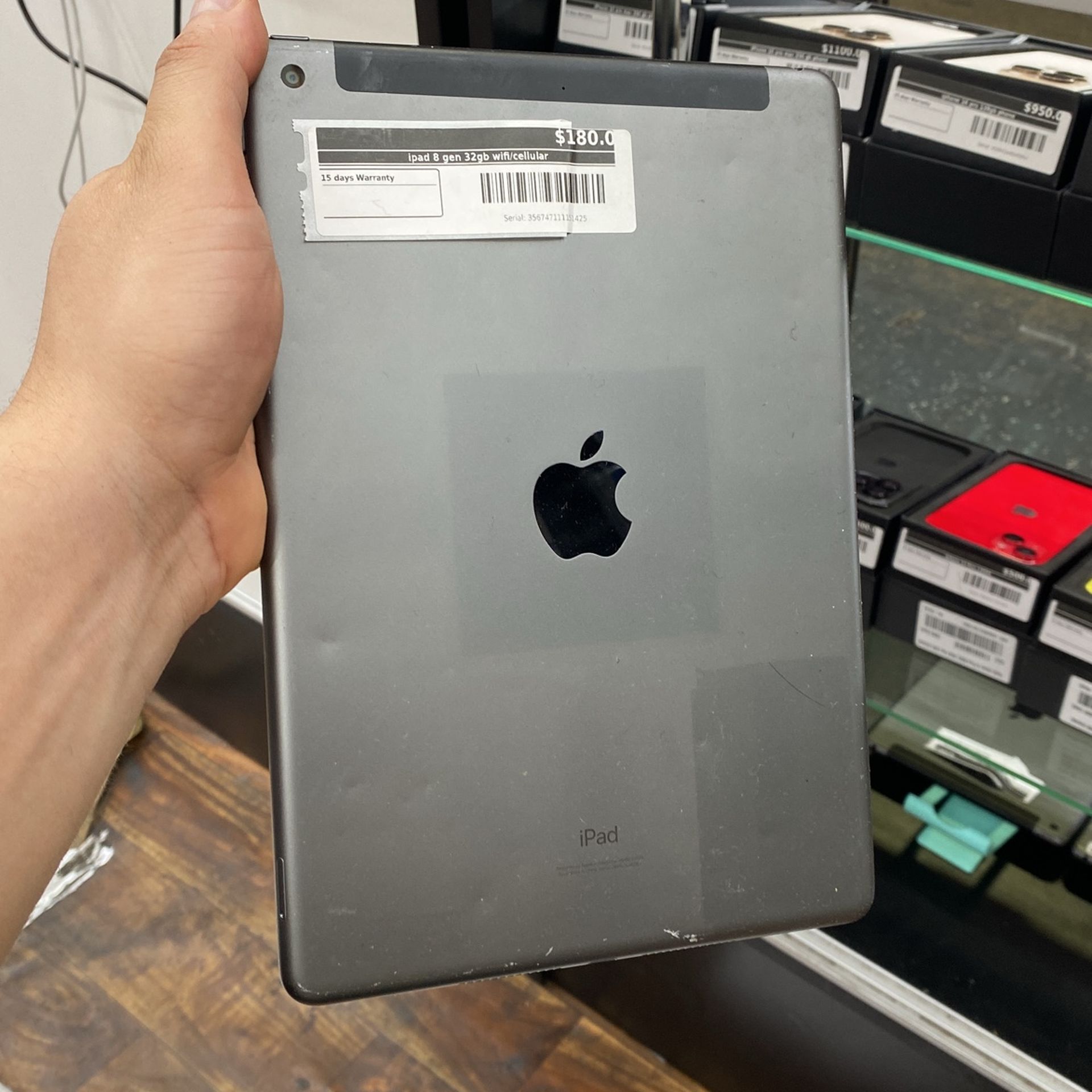 iPad 8 Gen Wi-Fi And Cellular 32 Gb Unlock