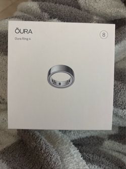 Oura Ring Silver Size 8 Brand New