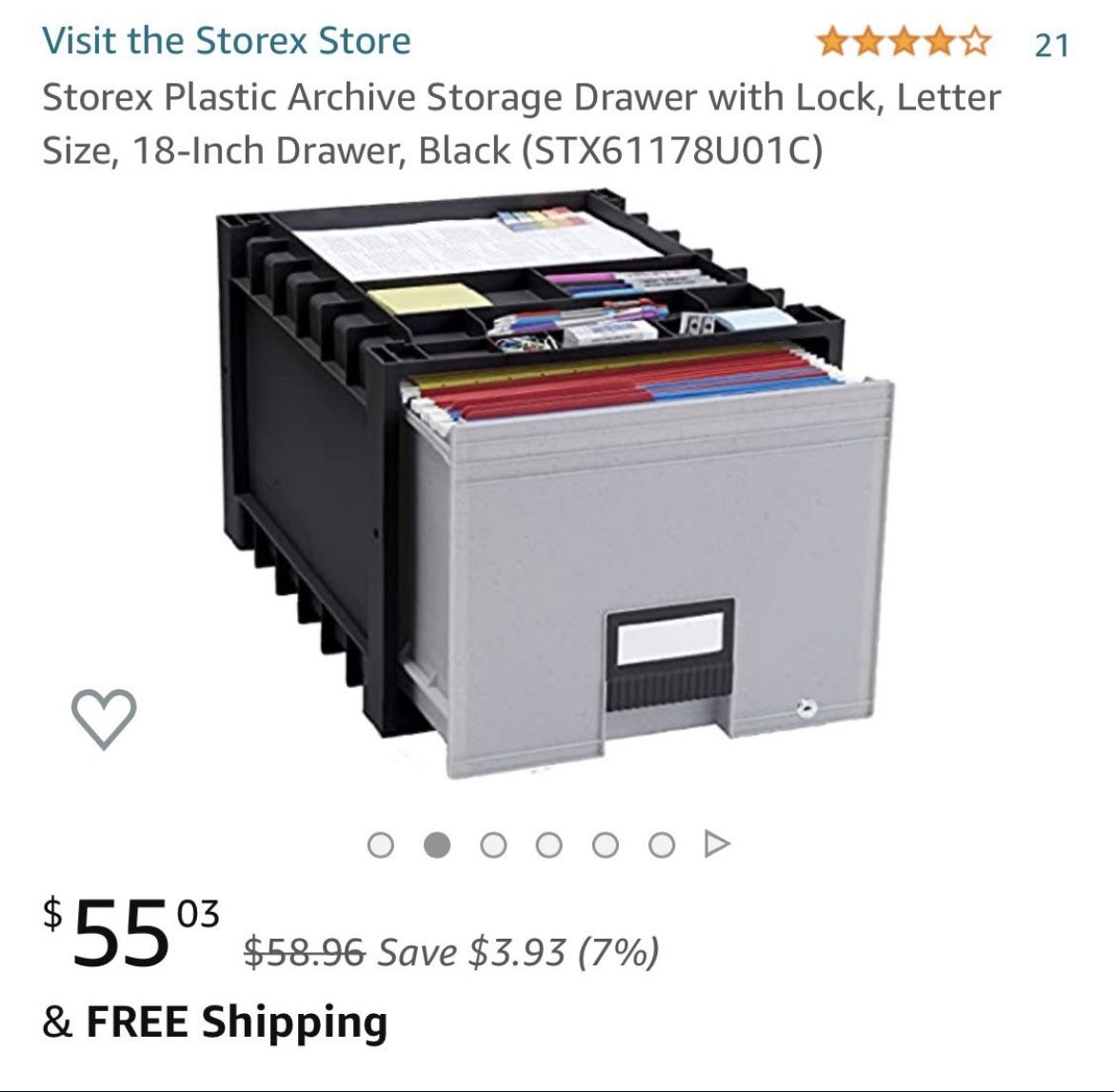 Stackable Filing Cabinets (Letter)