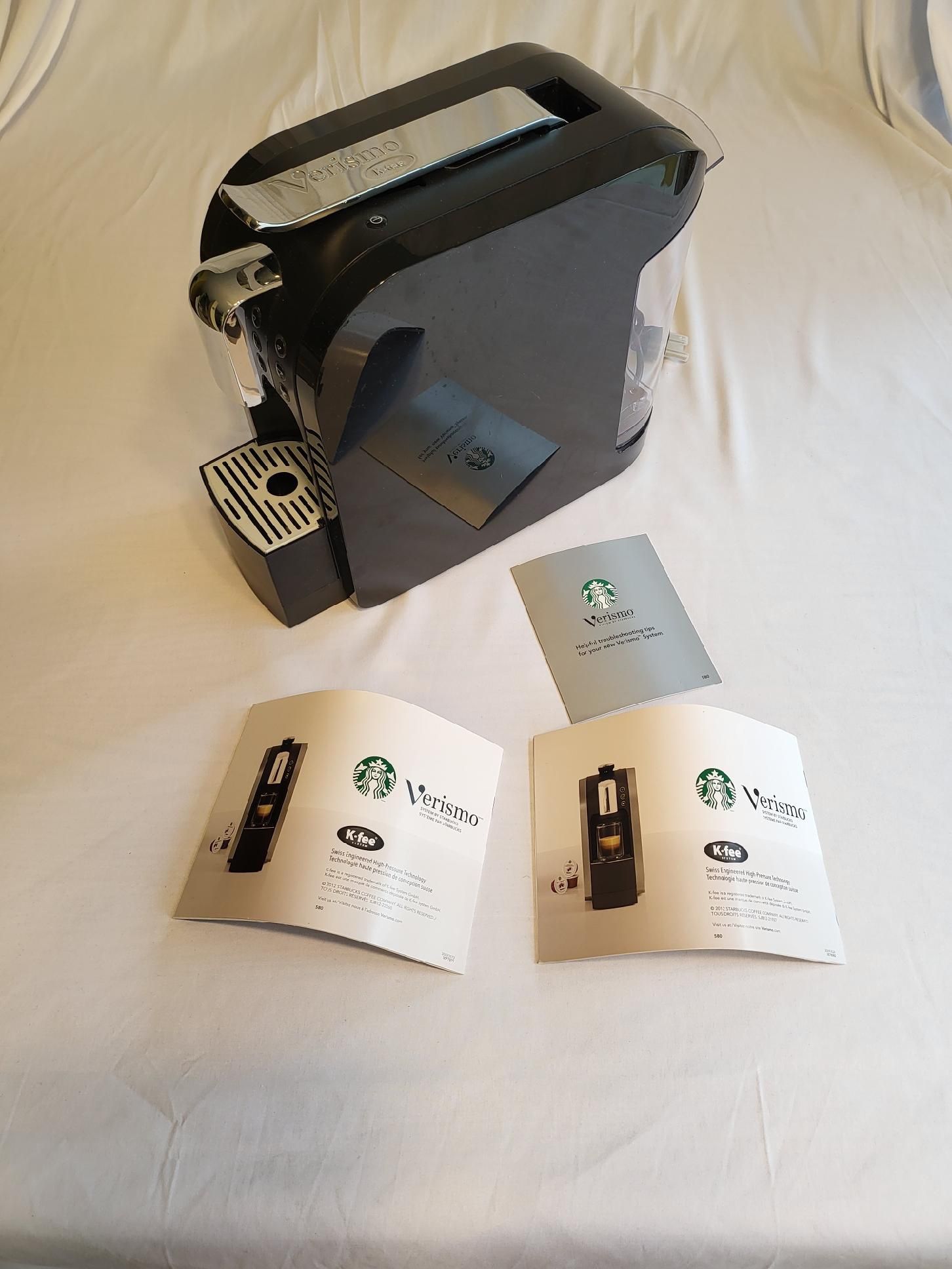 Starbucks Verismo K Fee Coffee Espresso Pod Machine — Like New!