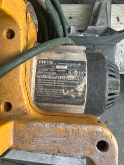 DeWalt 12” compound miter saw