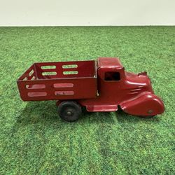 *Vintage Original Wyandotte Pressed Steel Stake Bed 6” Toy Truck - “1930’s”