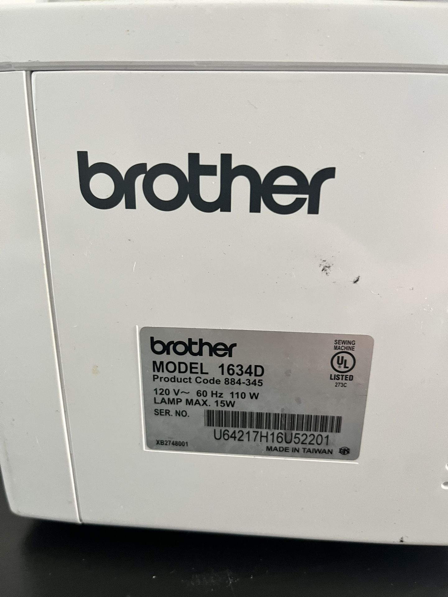 Brother Thread Serger 1634D