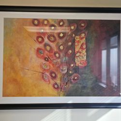 Set of 2 Frame Art Print With Glass