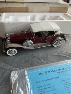 Franklin mint 1:24 Scale Duesenberg