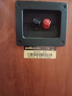Polk Audio R50 Speakers 