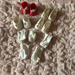 Vintage Cabbage Patch Socks And Shoes 
