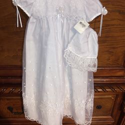 Ropon De Bautizo Para Niña