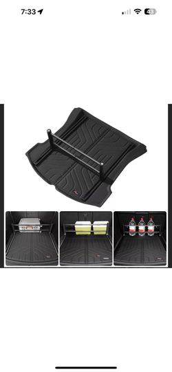BHASD Tesla Model 3 Trunk Liner With Luggage Holder